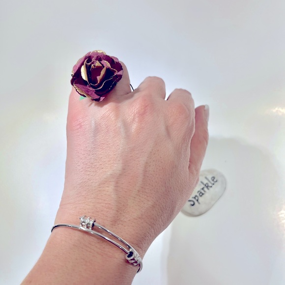 Stunning sterling silver bangle - Picture 6 of 7